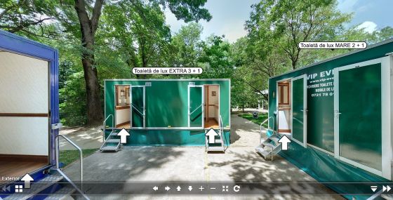 Tur virtual toalete ecologice de lux